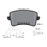 Тормозные колодки дисковые, комплект TEXTAR 2460682 24606 24606 175 2 4 epad Audi A4 (B8) 4 Универсал