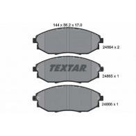Тормозные колодки дисковые, комплект TEXTAR 24864 512049 24864 170 0 5 2486401