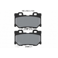Тормозные колодки дисковые, комплект TEXTAR Infiniti QX70 2492101 24921 135 0 5 24921