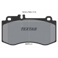 Тормозные колодки дисковые, комплект TEXTAR 2497601 24976 Mercedes E-Class (W212) 4 Седан 3.5 E 400 4 matic (2199) 333 л.с. 2014 – 2024 24976 175 0 4