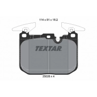 Тормозные колодки дисковые, комплект TEXTAR 25028 177 0 4 25028 512097 2502801