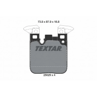 Тормозные колодки дисковые, комплект TEXTAR 2502901 25029 168 0 4 512100 25029