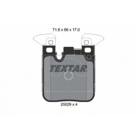 Тормозные колодки дисковые, комплект TEXTAR 25029 25029 170 0 4 2502902 512101