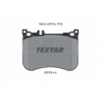 Тормозные колодки дисковые, комплект TEXTAR 25179 25179 175 1 4 2517903 Mercedes E-Class (W213) 5 Седан 3.0 AMG E 53 EQ Boost 4 matic+ (2161) 435 л.с. 2018 – наст. время