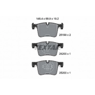 Тормозные колодки дисковые, комплект TEXTAR 2519901 25199 192 0 5 25199 Bmw X3 (F25) 2 Кроссовер 2.0 sDrive 20 i 184 л.с. 2014 – 2017