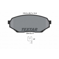 Тормозные колодки дисковые, комплект TEXTAR 2541901 25419 Mitsubishi Pajero Mini 25419 144 1 4