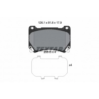 Тормозные колодки дисковые, комплект TEXTAR Hyundai Equus (JS, LZ, YJ) 1 1999 – 2009 25513 179 1 4 25513 2551301
