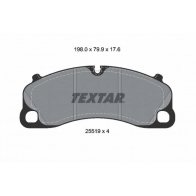 Тормозные колодки дисковые, комплект TEXTAR 1437027251 H SM4V 2551901