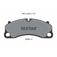 Тормозные колодки дисковые, комплект TEXTAR N K22U 1437027284 2556601