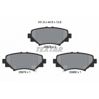 Тормозные колодки дисковые, комплект TEXTAR 25878 138 0 5 2587801 25878 Mazda 3 (BM, BN) 3 2013 – 2018