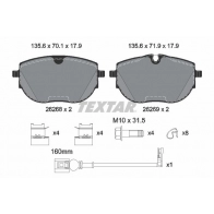 Тормозные колодки дисковые, комплект TEXTAR 2626801 1437997926 CXOVR 7