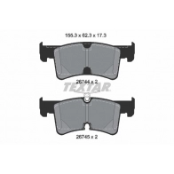 Тормозные колодки дисковые, комплект TEXTAR 1439900876 L9CT 8L 2674401