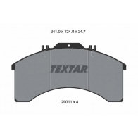Тормозные колодки дисковые, комплект TEXTAR 2901105 29011 250 0 4 T3018 29011 Acura TL 2 (UA4, 5) Седан 3.2 228 л.с. 1998 – 2003