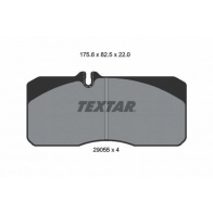 Тормозные колодки дисковые, комплект TEXTAR 29055 512361 2905503 29055 220 0 4 T3010