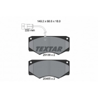 Тормозные колодки дисковые, комплект TEXTAR 20465 29138 Iveco Daily 2 Фургон 2.5 4x4 103 л.с. 1989 – 1996 2913801