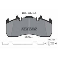 Тормозные колодки дисковые, комплект TEXTAR 29173 Subaru Legacy (BM) 5 Седан 3.6 AWD (BMF) 260 л.с. 2009 – 2014 2917301 29173 292 2 4 T3032