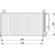 Радиатор кондиционера WAECO 8880400075 IX3I5F F 3C2N Mazda 323 (BA) 5 Хэтчбек 1.5 16V 88 л.с. 1994 – 1998