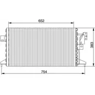 Радиатор кондиционера WAECO 8880400140 Chrysler Voyager 3 (GS) 1995 – 2000 WT50R4V V X8V8