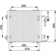 Радиатор кондиционера WAECO ZJUP2R 2SRLM K 1212764159 8880400142