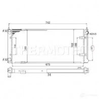 Радиатор охлаждения двигателя THERMOTEC d7w028tt 5901655052664 73FQ 6 3389539 - Изображение 2