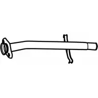 Выхлопная труба глушителя FONOS 17589 PZ YDR 1215150087 9C0XV