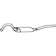Задний глушитель FONOS Seat Toledo (1L) 1 1991 – 1998 9VONP 610546 U FIDRL