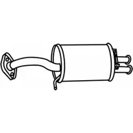Задний глушитель FONOS L0B33HP 1215178297 U WDR18 614639