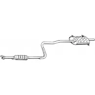 Задний глушитель FONOS OI Y3S 618673 EIDP123 1215186799