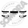 Кронштейн щитка номерного знака SOMORA 021233 I1LTQ0J 1218817185 1RHCF5 2