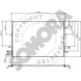 Радиатор кондиционера SOMORA 095260B Ford Mondeo 3 (GE, B5Y) Хэтчбек 3.0 V6 24V 204 л.с. 2004 – 2007 DQD5L UL EHX