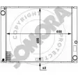 Радиатор охлаждения двигателя SOMORA CNPT9 AC 70UP8 Land Rover Range Rover 152340
