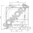 Радиатор охлаждения двигателя SOMORA 167040A FMPZB1 MA WVGC Mazda Demio (DW) 1 Хэтчбек