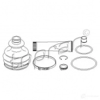 Пыльник шруса, ремкомплект TOPRAN Peugeot 306 1 (7A, 7C, N3, N5) Хэтчбек 1.6 89 л.с. 1993 – 2000 6FWK GTL 722472
