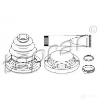 Пыльник шруса, ремкомплект TOPRAN 8O YNU2C Bmw 5 (E39) 4 Седан 3.0 530 d 193 л.с. 1998 – 2003 500601