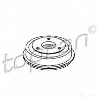 Тормозной барабан TOPRAN Citroen Saxo 721215 VHG R0