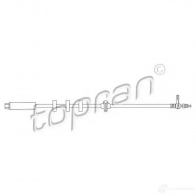 Тормозной шланг TOPRAN 720890 4O8 XE9 Peugeot 406 1 (8B) Седан 2.2 HDi 133 л.с. 2000 – 2004