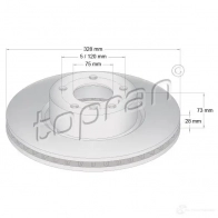 Сайлентблок TOPRAN 821353 2450631 9ZK WHY7 - Изображение 2