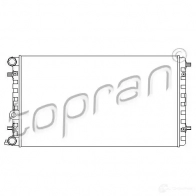 Радиатор охлаждения двигателя TOPRAN 2437522 SFN N5 112329