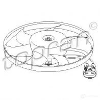 Вентилятор радиатора TOPRAN 111445 2436951 02 10E3J