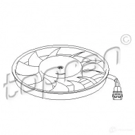 Вентилятор радиатора TOPRAN 109828 Volkswagen Transporter (T4) 4 Грузовик 2.5 Syncro 115 л.с. 1996 – 2003 YP0 A0BR