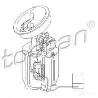 Топливный насос TOPRAN W0V 85O 401956 Mercedes CLK (C209) 2 Купе 3.2 320 (2065) 218 л.с. 2002 – 2009