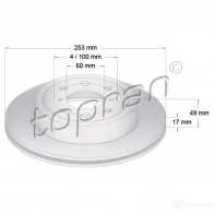 Прокладка ГБЦ, головки блока цилиндров TOPRAN Skoda Superb (3U) 1 2001 – 2008 VEK CD9 109369