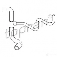 Патрубок радиатора, шланг TOPRAN Renault Megane (BA) 1 Хэтчбек 1.6 LPG 109 л.с. 2000 – 2002 XM HUO 700505