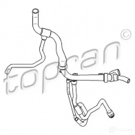 Патрубок радиатора, шланг TOPRAN 9 FMCLT 207731 Opel Vectra (B) 2 Хэтчбек 2.0 i 16V (F68) 136 л.с. 1995 – 2000