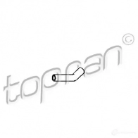Патрубок радиатора, шланг TOPRAN Opel Corsa (C) 3 Хэтчбек 1.7 DTI (F08. F68) 75 л.с. 2000 – 2009 205709 0IQMS 1