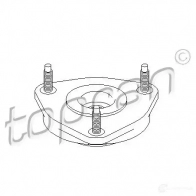 Опора амортизатора TOPRAN J2MPX9 F 303993 2442796