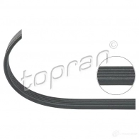 Приводной ремень, поликлиновой TOPRAN Opel Agila (A) 1 2000 – 2007 5PK x 1360 17,80 x 1360 205750