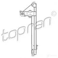 Стеклоподъемник TOPRAN LV 9YLUB 207362 Opel Vivaro