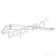 Рычаг стеклоочистителя TOPRAN Volkswagen Golf 3 (1H1) Хэтчбек 1.4 55 л.с. 1991 – 1997 112288 AF DVJ