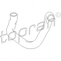 Патрубок радиатора, шланг TOPRAN HMD2E GS 500458 2445369
